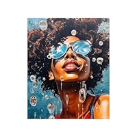 アメリカの装飾的な絵画防水 人物油絵 荒木尚「風」油絵・F6号 絵画買取・販売の小竹美術